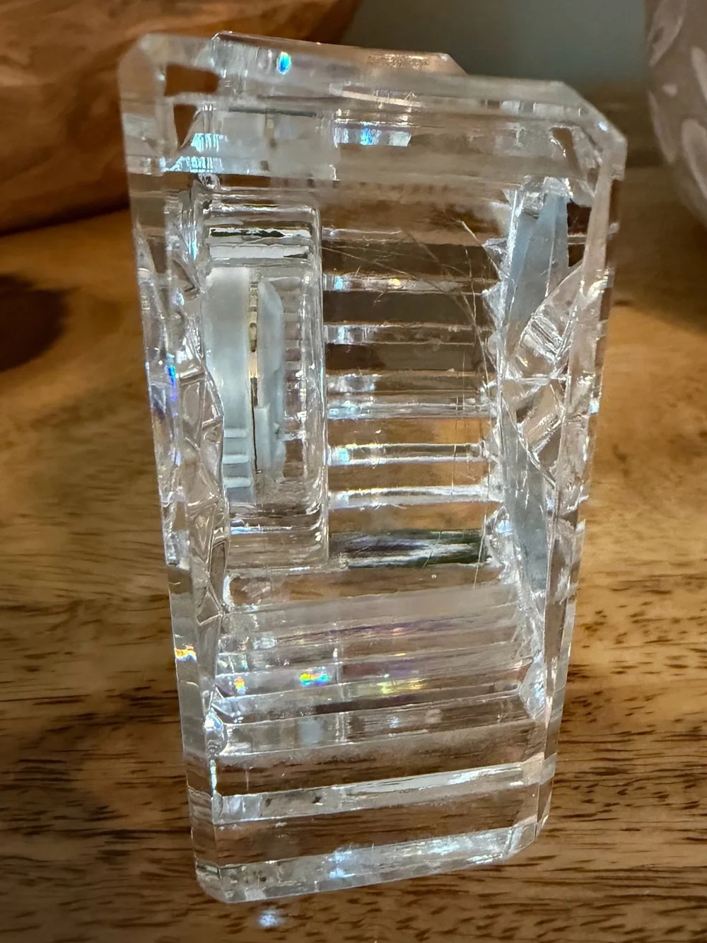 ✨Waterford Crystal Desk Clocks Set of 2 Vintage 3” Quartz Gold Trim✨ Set of 2.